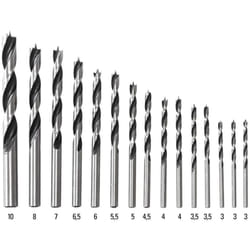 Set di punte da trapano per legno (15 pz.) - Trotec