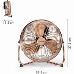 Fin da subito, questo elegante eye-catcher dal classico design retrò elimina l'aria calda e afosa garantendo un flusso d'aria ...