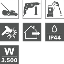 Prolunga di alta qualità 15 m / 230 v / 1,5 mm²