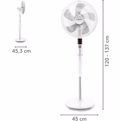 5 modalità di funzionamento e funzione timer per un comfort davvero unico Non tutti i ventilatori offrono le stesse prestazio ...