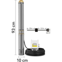 Pompa sommersa per pozzi tdp 7500 e - Trotec
