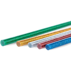 Confezione di stick di colla a caldo glitter, 50 pezzi (ø 7 mm) - Trotec