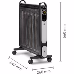 UN CALORE PIACEVOLE E RAPIDO CON EFFICACIA A 360° Come efficace riscaldatore supplementare o per riscaldare ambienti usati sa ...