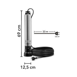 Pompa sommersa per pozzi tdp 370 e - Trotec