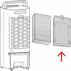 Filtro dell'aria di ricambio per PAE 11 e PAE 12