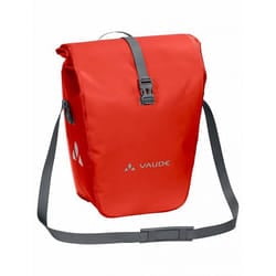 VAUDE Aqua Back Single Sella Borsa da bicicletta 24 L Tessuto, Poliuretano Grigio, Rosso