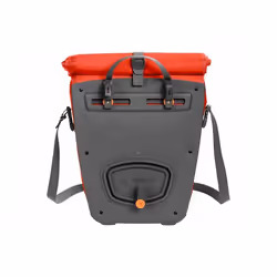 VAUDE Aqua Back Single Sella Borsa da bicicletta 24 L Tessuto, Poliuretano Grigio, Rosso - Vista aggiuntiva 2