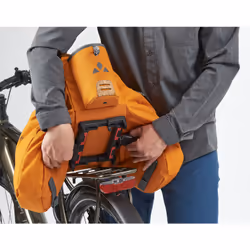 VAUDE eSilkroad Plus Posteriore Borsa da bicicletta 22 L Poliammide, Poliestere, Poliuretano Nero - Vista aggiuntiva 5