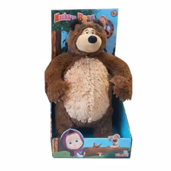 Simba Toys Masha & Orso - Orso peluche 40 cm, Personaggio dei cartoni animati, 3 anno/i