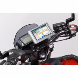 Supporto GPS SW-Motech per manubrio - Nero. Modelli BMW / Honda / Suzuki., nero