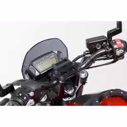 Supporto GPS SW-Motech per manubrio - Nero. Modelli BMW / Honda / Suzuki., nero