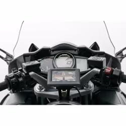 Supporto GPS SW-Motech per manubrio - Nero. Yamaha FJR 1300 (04-)., nero