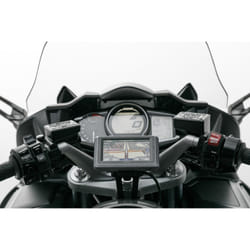 Supporto GPS SW-Motech per manubrio - Nero. Yamaha FJR 1300 (04-)., nero
