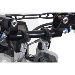 SW-Motech Vario barra posteriore per manubrio Ø 28 mm - Up/back variabile. Nero., nero