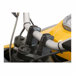 SW-Motech Bar riser - H=30 mm. Black. BMW R 1200 GS/Adv, F 800 GS Adv., nero