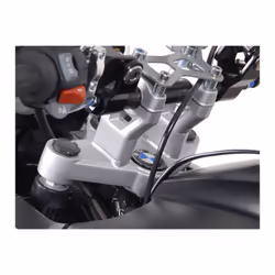 SW-Motech Bar riser - H=30 mm. Silver. BMW R1200GS/Adventure (08-)., argento