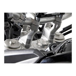 SW-Motech Bar riser - H=20 mm. Silver. Triumph Tiger 800/ 900/ 1200., argento
