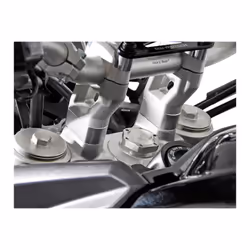 SW-Motech Bar riser - H=20 mm. Silver. Triumph Tiger 800/ 900/ 1200., argento