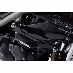 SW-Motech Kit slider telaio - Nero. Triumph Speed Triple 1050 (10-)., nero