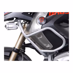 SW-Motech Barra di protezione superiore - Argento. BMW R1200GS (08-12). Solo con cras bar., argento