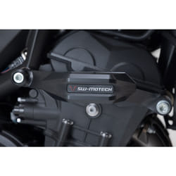 SW-Motech Kit slider telaio - Nero. Triumph Street Triple (12-) / Rx (15-)., nero