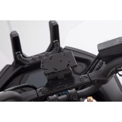 Supporto GPS SW-Motech per traversa - Nero. Yamaha MT-07 Tracer (16-)., nero