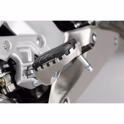 Kit poggiapiedi SW-Motech ION - Honda / BMW / Triumph / Voge - modelli., nero-argento