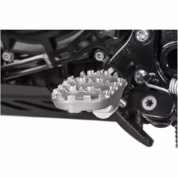Kit poggiapiedi SW-Motech ION - BMW F 700 GS (12-18) F 800 GS (07-18)/Adv (16-18)., nero-argento