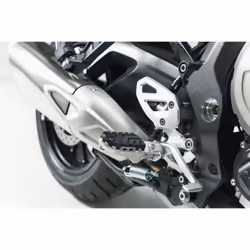 Kit pedane SW-MOTECH ION - BMW S 1000 XR (15-19), F 750/ 800/ 850 GS (17-)., nero-argento