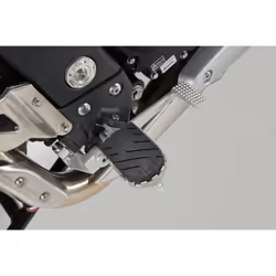 Kit pedane poggiapiedi SW-Motech ION - Triumph Tiger 1050, modelli BMW., nero-argento