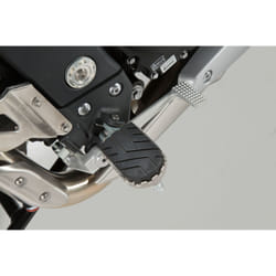 Kit pedane poggiapiedi SW-Motech ION - Triumph Tiger 1050, modelli BMW., nero-argento
