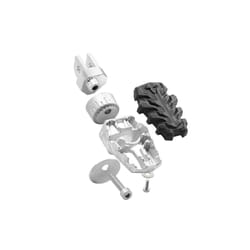 Kit pedane poggiapiedi SW-Motech EVO - BMW S 1000 XR (15-19), F 750/ 800/ 850 GS (17-)., nero-argento