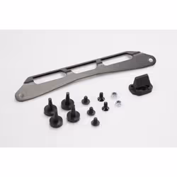 SW-Motech Kit adattatore per ADVENTURE-RACK - Nero. Per Monolock Givi/Kappa., nero-argento