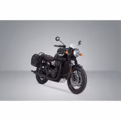 SW-Motech Legend Gear side bag system LC Black Edition - Triumph Bonneville T100 (16-) / T120 (15-)., nero