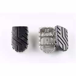 Kit pedane SW-Motech ION - Honda NT1100 (21-), XL750 (22-)., nero-argento