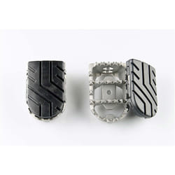 Kit pedane SW-Motech ION - Honda NT1100 (21-), XL750 (22-)., nero-argento