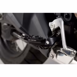 SW-Motech Prolunga poggiapiedi - Nero. Honda CRF 1000L/Adv Sport, CRF1100L AS., nero-argento