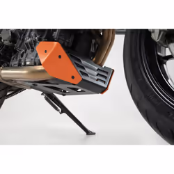 SW-Motech Spoiler anteriore - KTM 790 Duke (18-) / 890 Duke R (19-), 890 SM T., nero-arancione