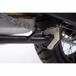 SW-Motech Prolunga per piede cavalletto laterale - Nero/Argento. BMW F 750 / 800 GS (17-)., argento