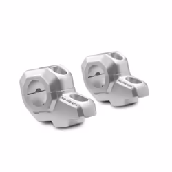 SW-Motech Bar schienale per manubrio Ø 28 mm - H=30 mm. Schienale 22 mm., argento