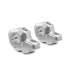 SW-Motech Bar schienale per manubrio Ø 28 mm - H=30 mm. Schienale 22 mm., argento