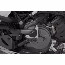 Protezione pompa SW-Motech Acqua - Argento/nero. Modelli Ducati., nero