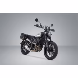 SW-Motech Legend Gear side bag system LC Black edition - Modelli Ducati Scrambler (18-)., nero