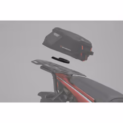 Sw-Motech PRO per carro armato ADVENTURE-RACK - Per borse cisterna PRO. Nero., nero
