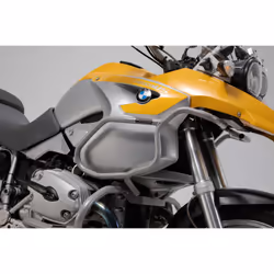 SW-Motech Upper crash bar - Argento. BMW R1200 GS (04-07). Solo con la barra degli arresti., argento