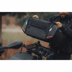 Borsa posteriore SW-Motech PRO Rackpack - 1680D Ballistic Nylon. Nero/Antracite. 32-42 l., nero