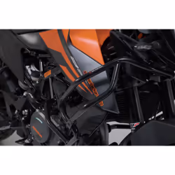 Barra di arresto anomalo superiore SW-Motech per barra d'incidente KTM - Nero. KTM 390 Adv (19-)., nero
