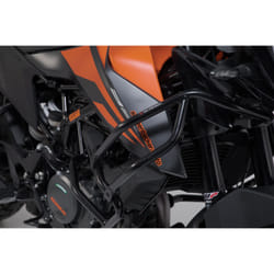 Barra di arresto anomalo superiore SW-Motech per barra d'incidente KTM - Nero. KTM 390 Adv (19-)., nero