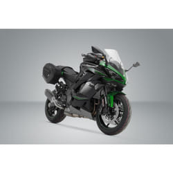 Set di borse da sella SW-Motech PRO BLAZE H - Nero. Kawasaki Z1000 SX, Ninja 1000SX., nero