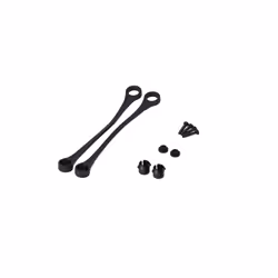 Arresto del coperchio sostitutivo SW-Motech TRAX ADV - Nero. Per custodie laterali TRAX ADV. 2 pezzi., nero